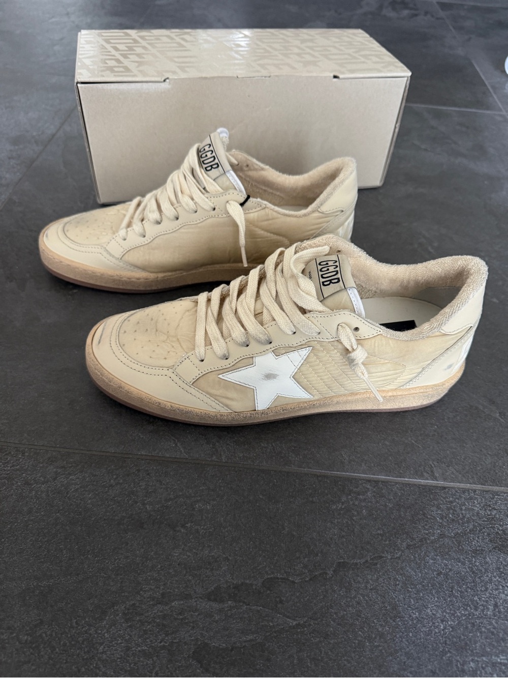 Golden Goose Ballstar Sneaker White Nylon